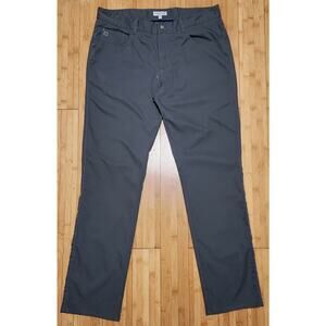 Peter Millar Crown Sport 5 Pocket eb66 Performance Golf Pants Iron Gray 35x32